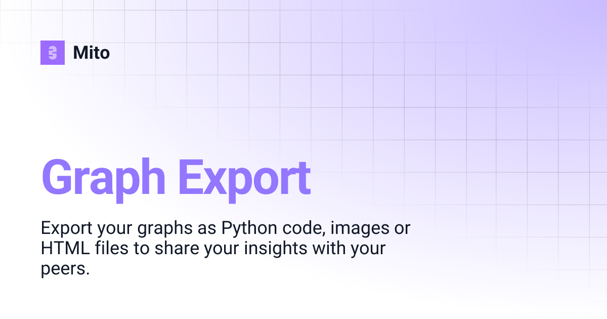 Graph Export | Mito